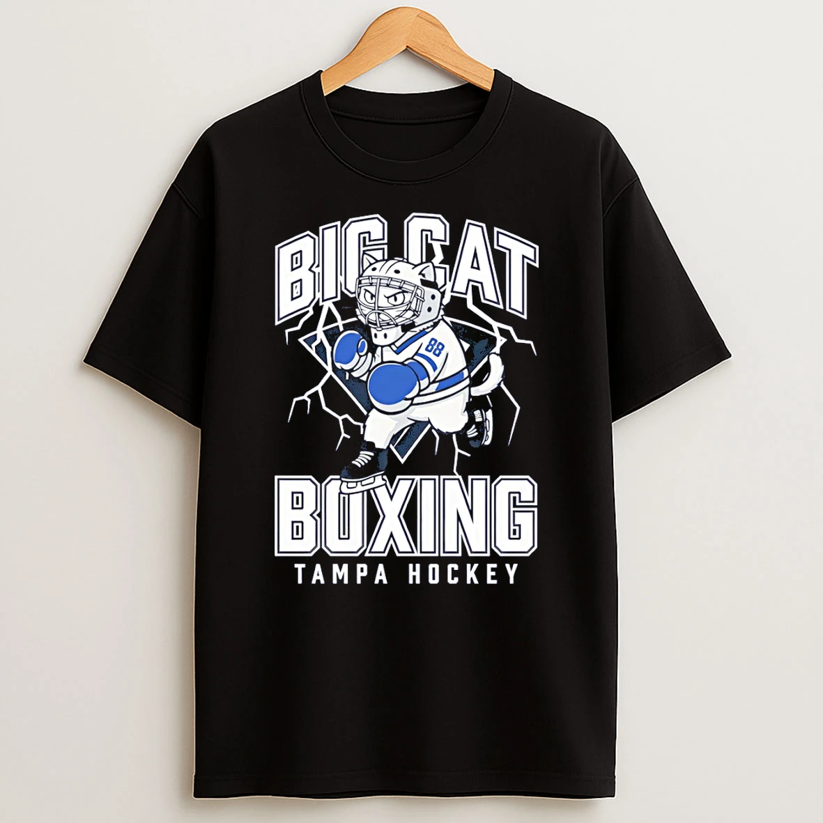 Big Cat Boxing Tampa Bay Lightning Hockey 2026 T Shirt