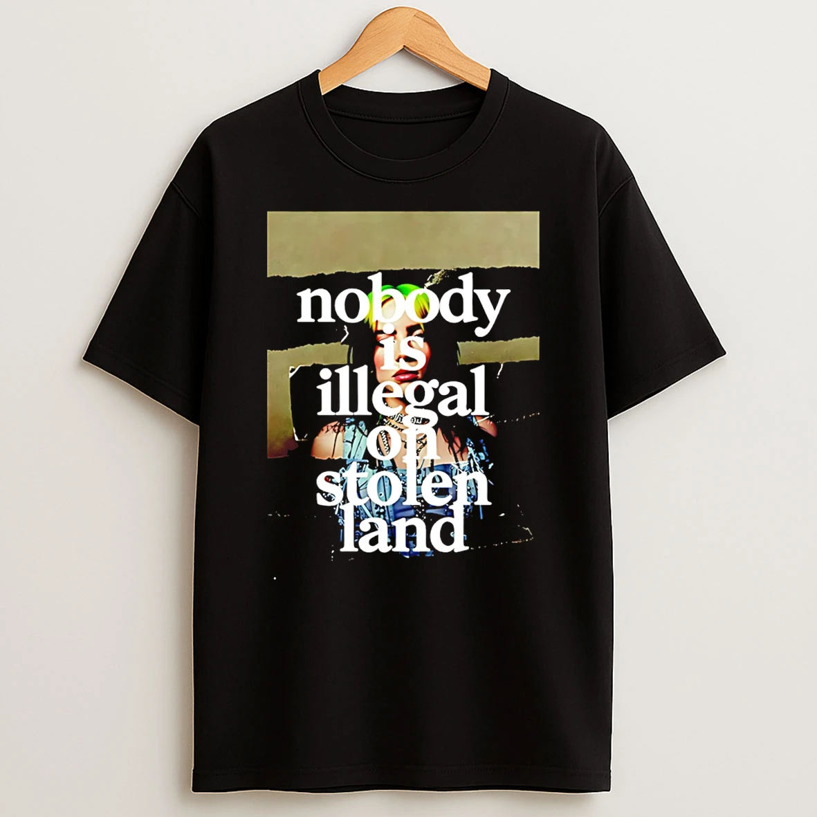 Billie Eilish Says Fuck Ice At Grammy No One Is Illegal On Stolen Land T Shirt