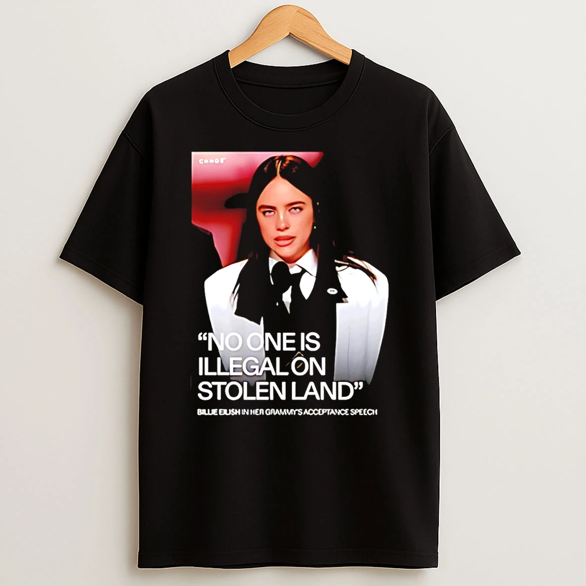 Billie Eilish No One Is Illegal On Stolen Land Anti Ice T Shirt