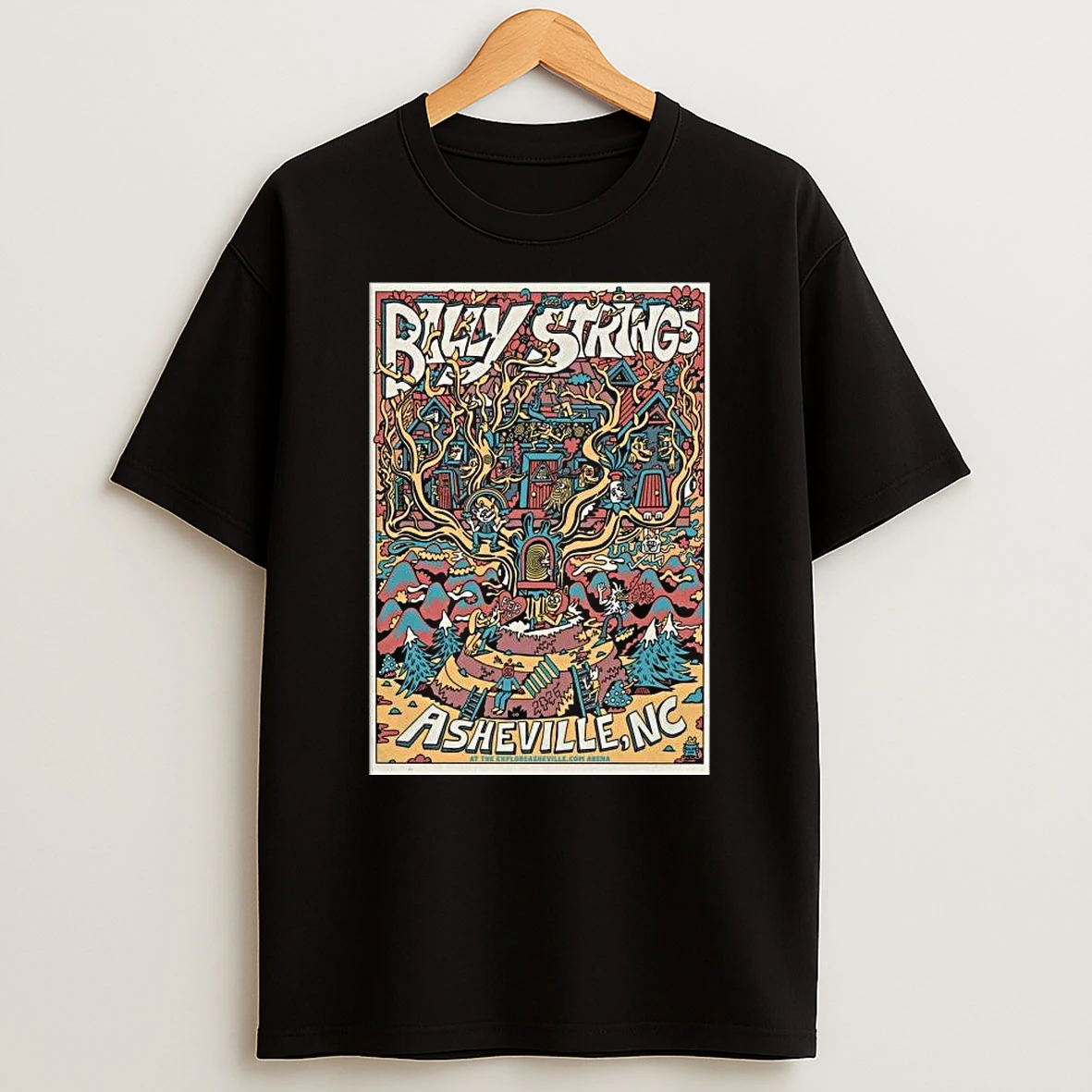 Billy Strings Asheville Nc February 14 2026 T Shirt