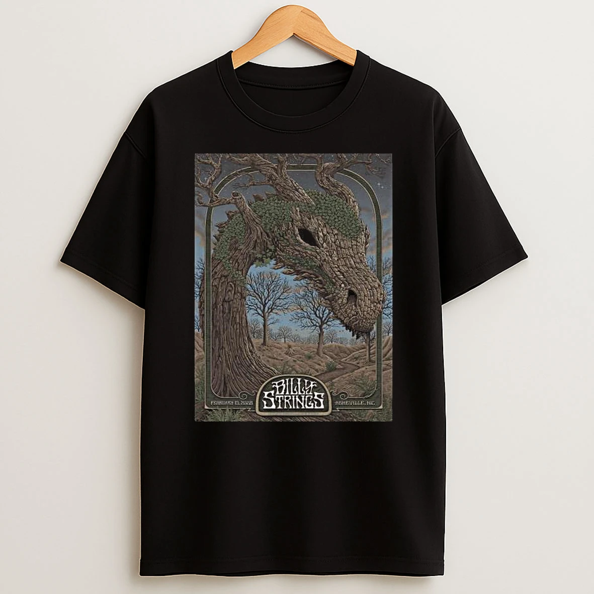 Billy Strings Feb 13 2026 Exploreasheville Com Arena In Asheville Nc T Shirt