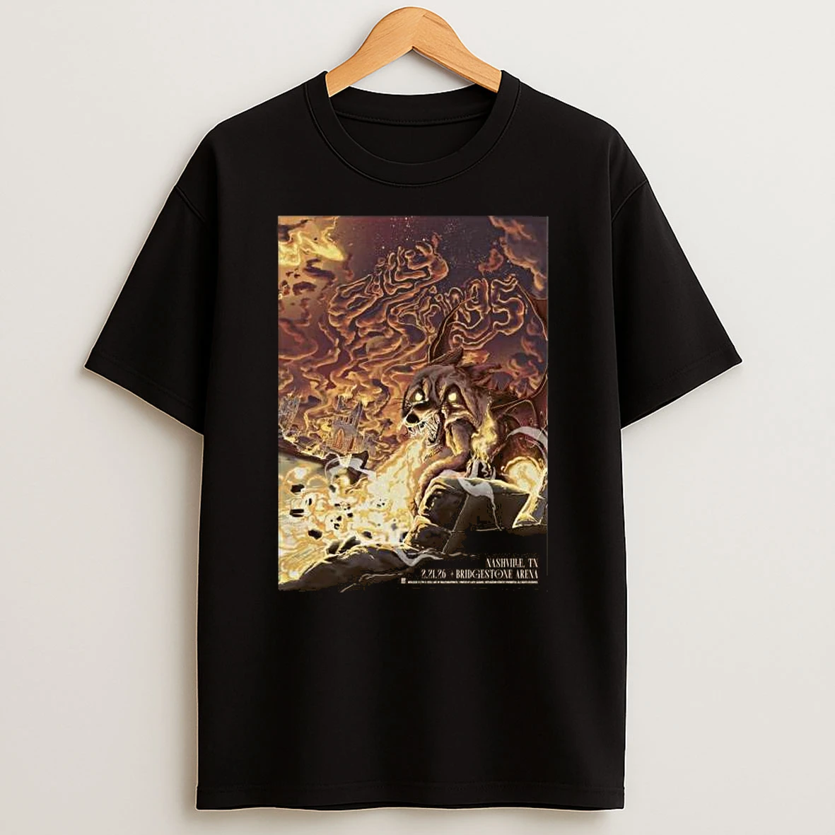 Billy Strings February 21 2026 At Bridgestone Arena Show T Shirt
