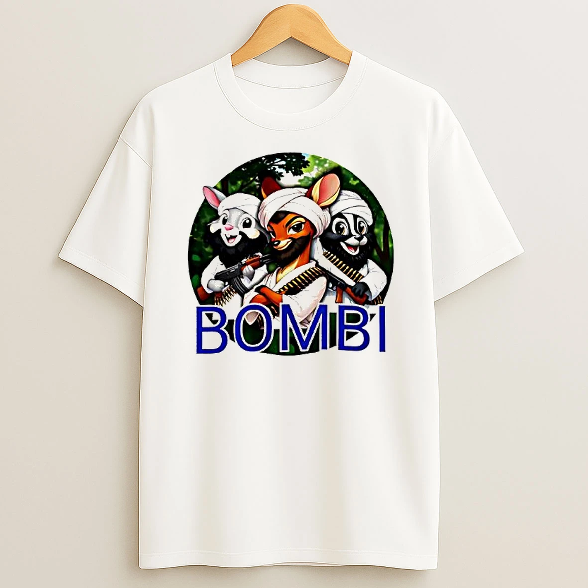 Bombi Jew Animals Graphic T Shirt