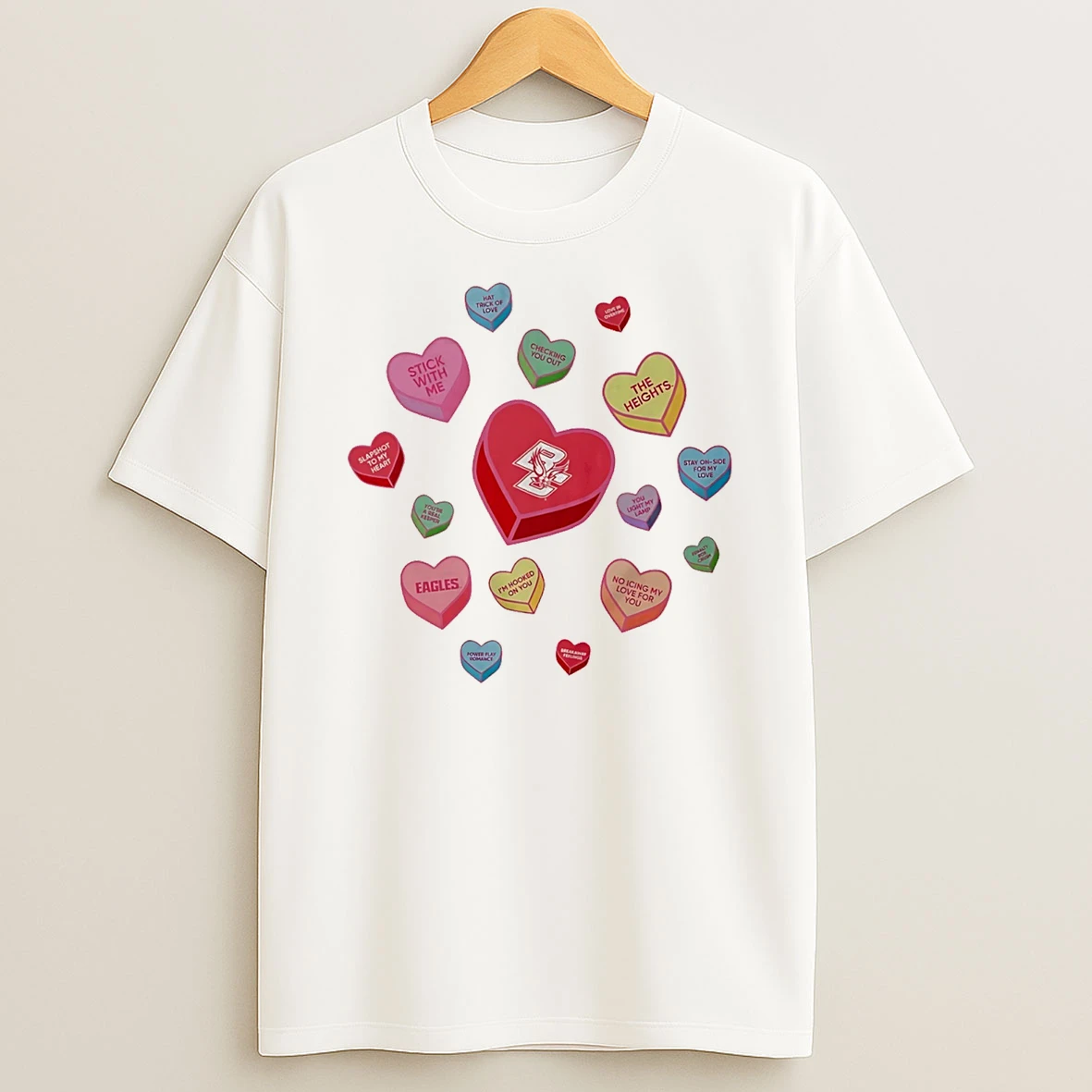 Boston College Eagles Sweet Talk Valentine Day T Shirt