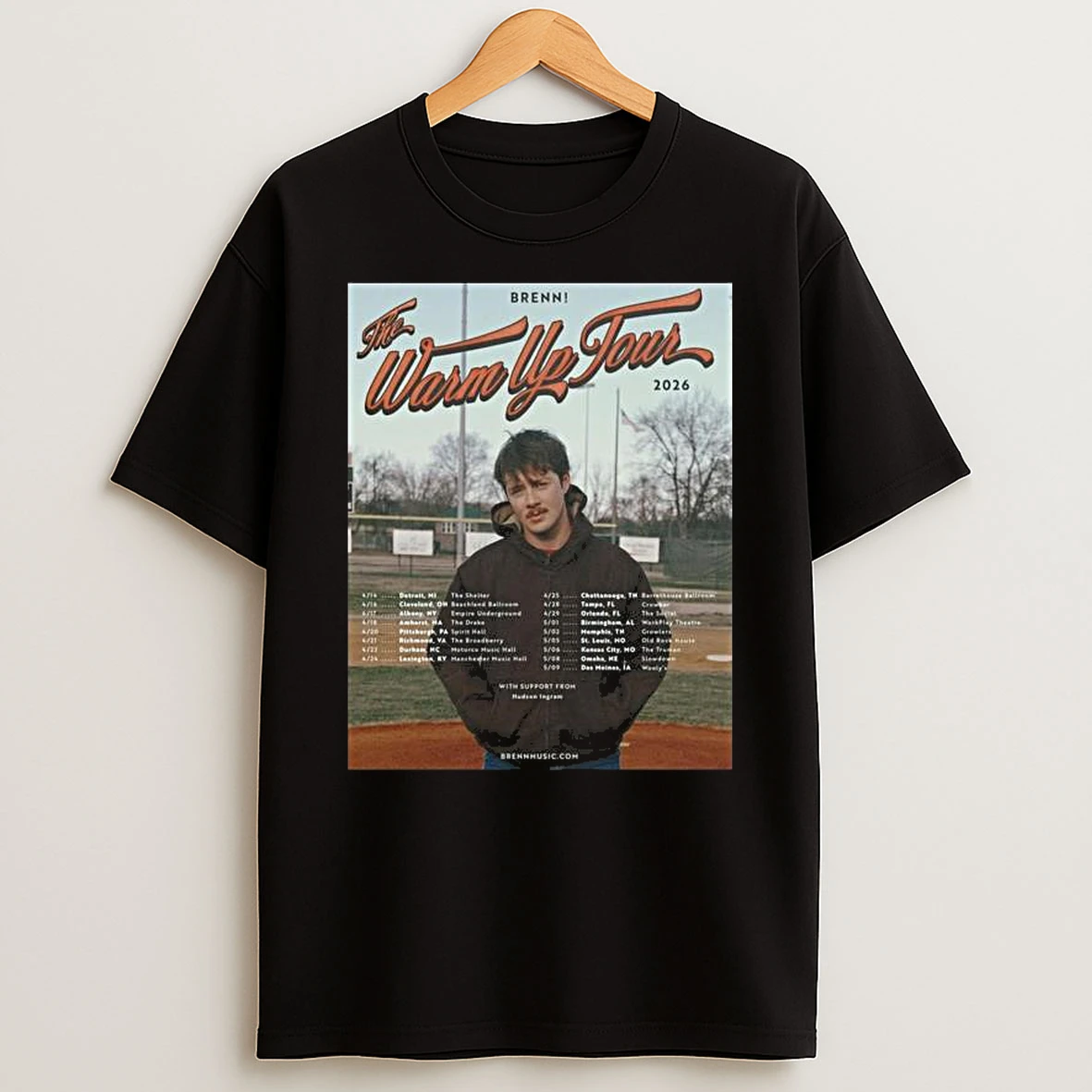 Brenn The Warm Up Tour 2026 T Shirt