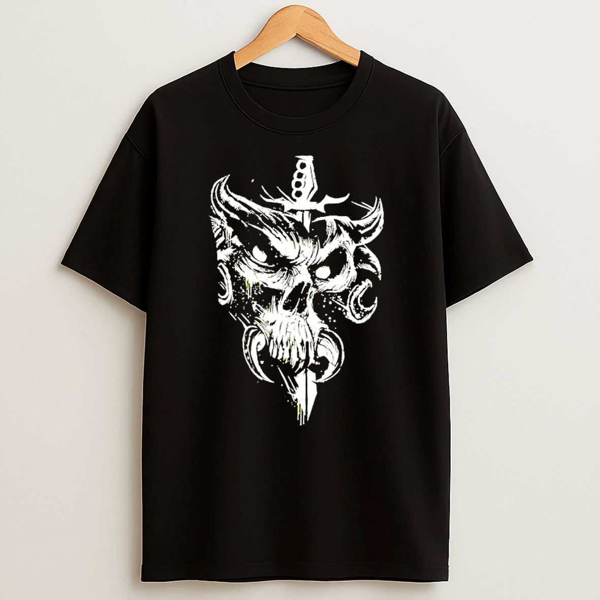 Brock Lesnar Here Comes The Pain Skull Skelton T Shirt