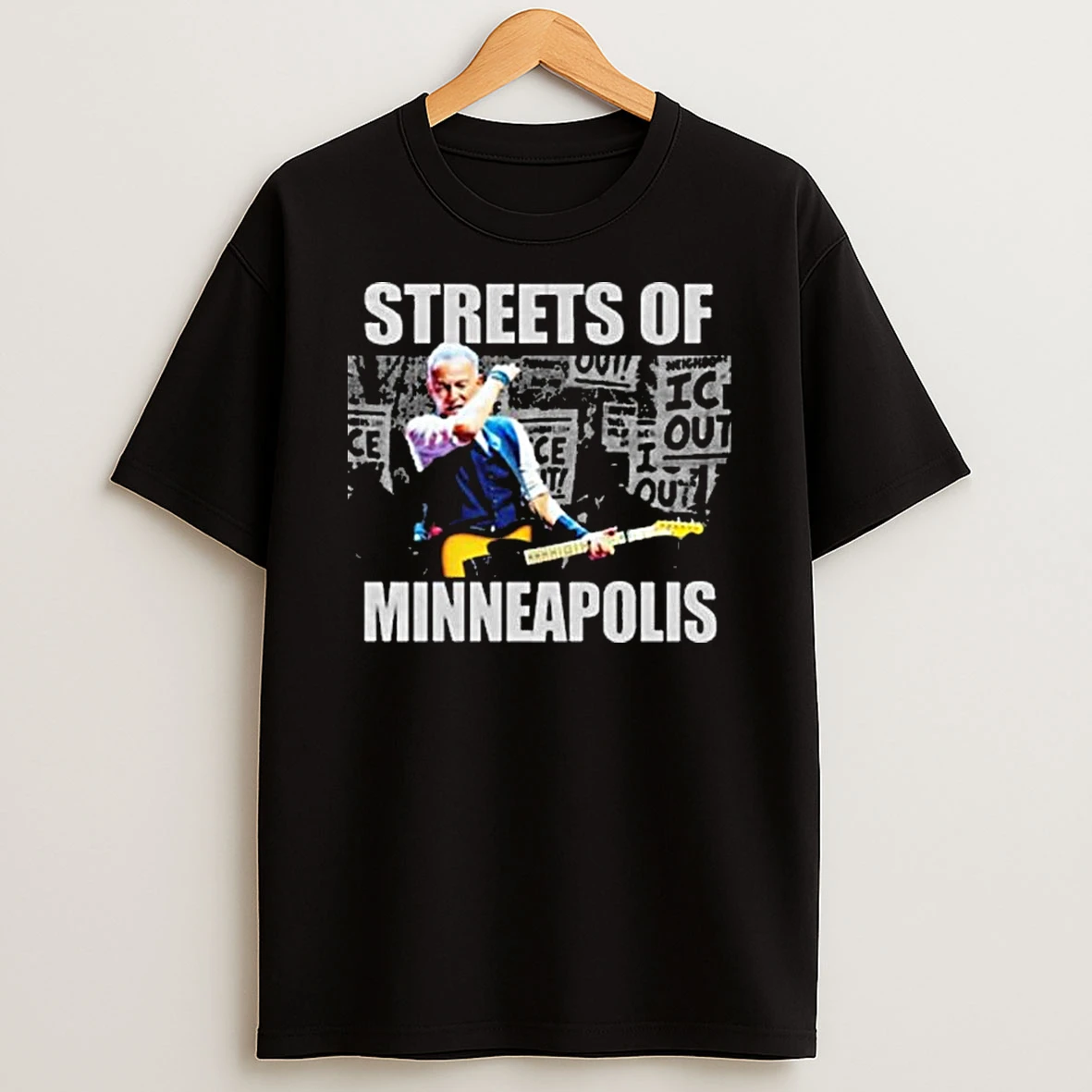 Bruce Springsteen Streets Of Minneapolis Activism T Shirt
