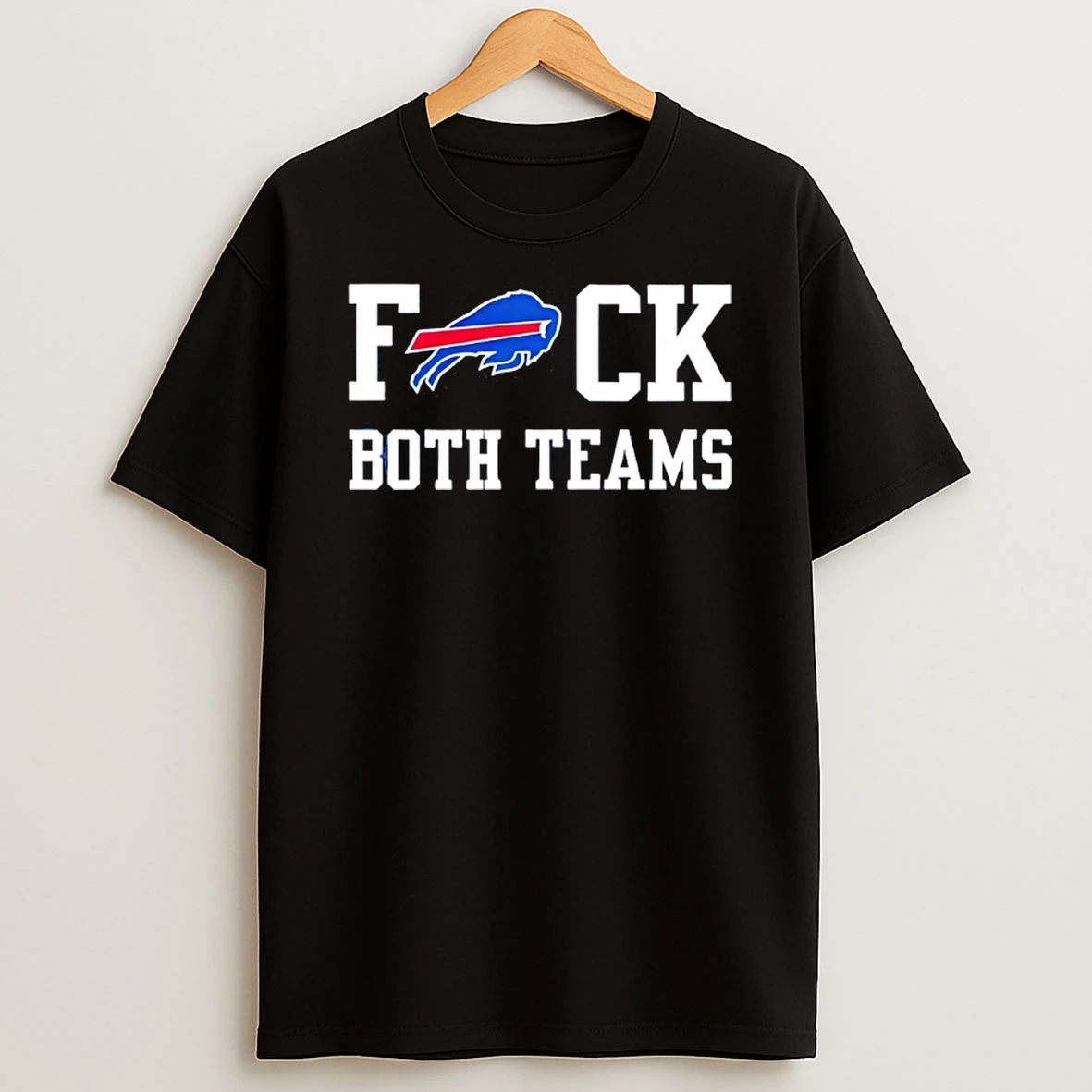 Buffalo Bills Football Fuck Both Teams Logo T Shirt