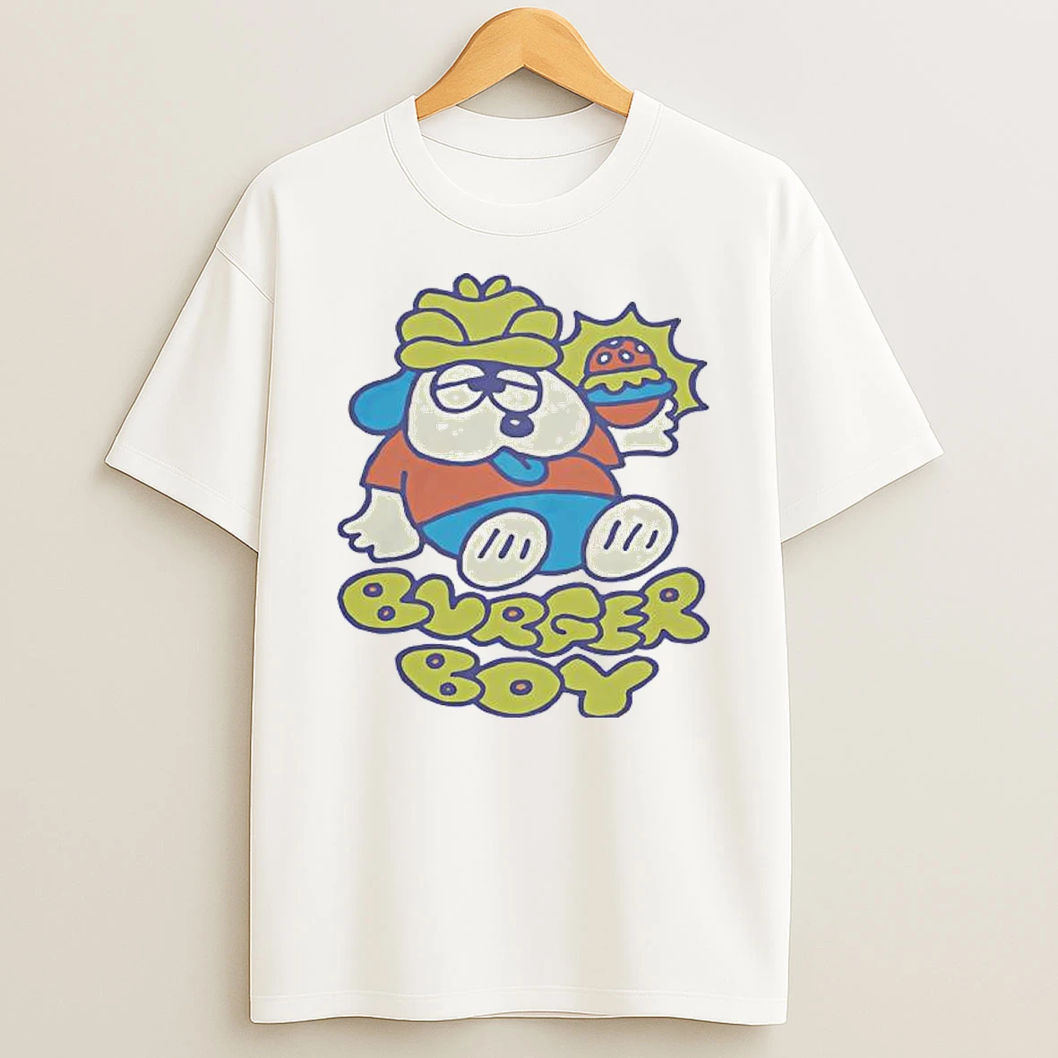 Burger Boy Characters T Shirt