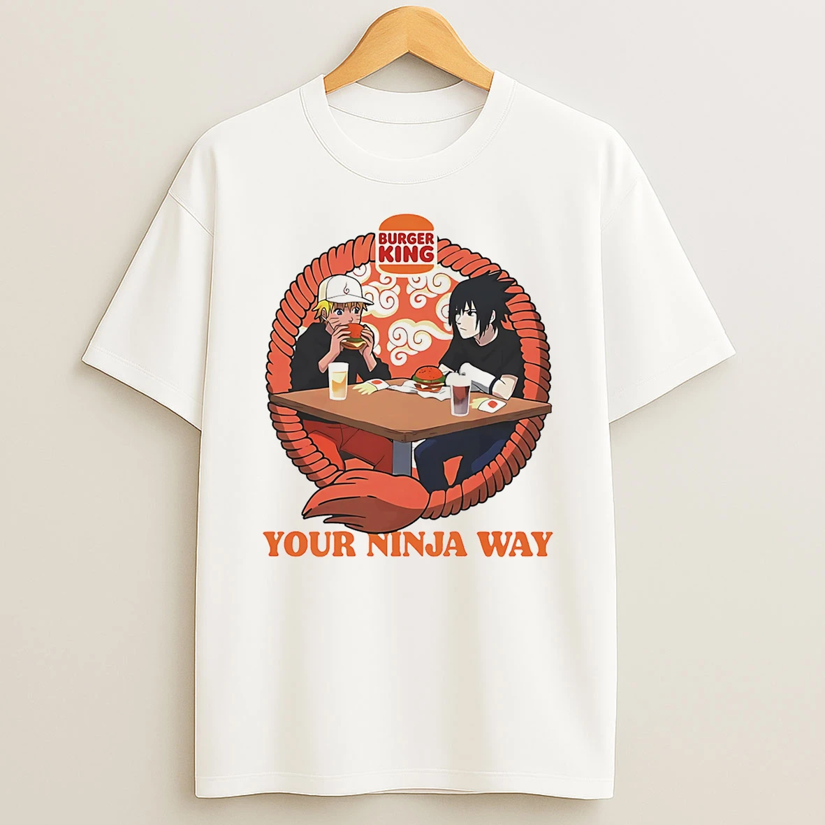 Burger King Naruto Your Ninja Way T Shirt