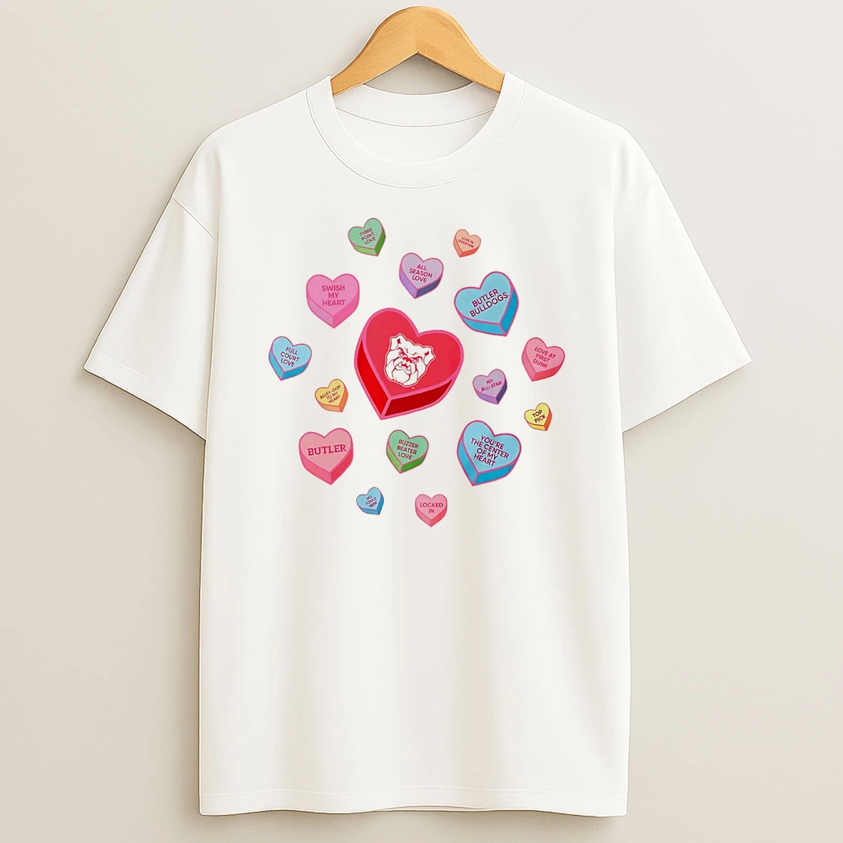 Butler Bulldogs Sweet Talk Valentine Day T Shirt
