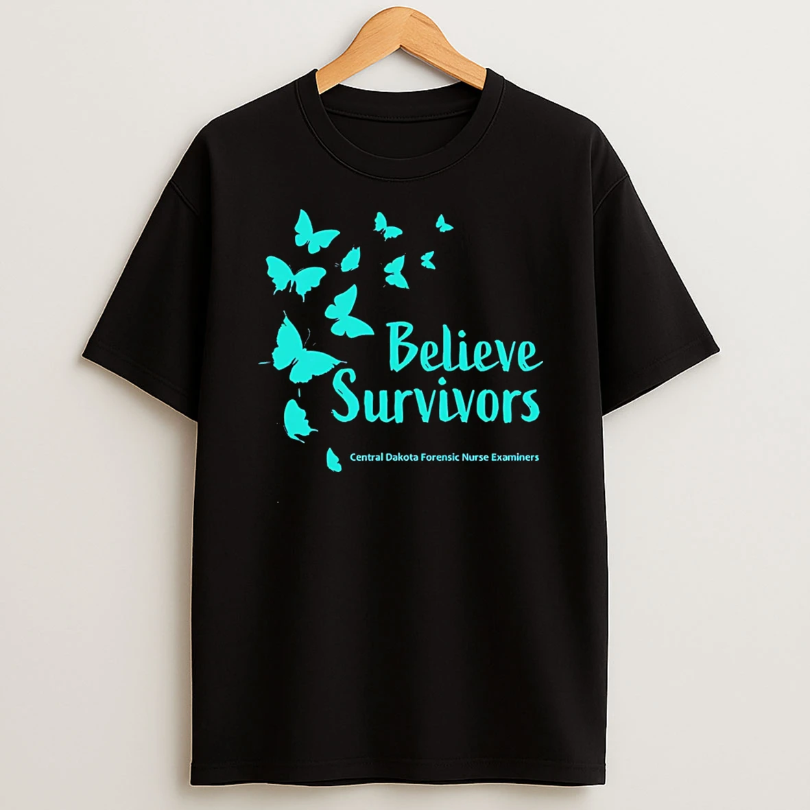 Cdfne Believe Survivors Butterfly T Shirt