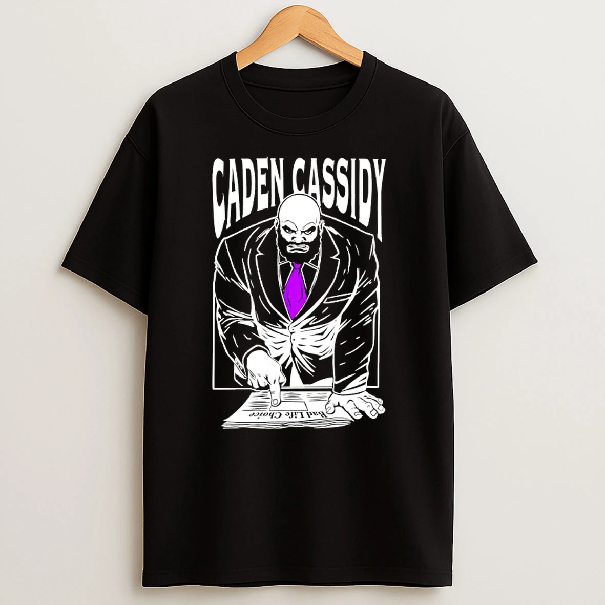 Caden Cassidy Sin City Kingpin T Shirt