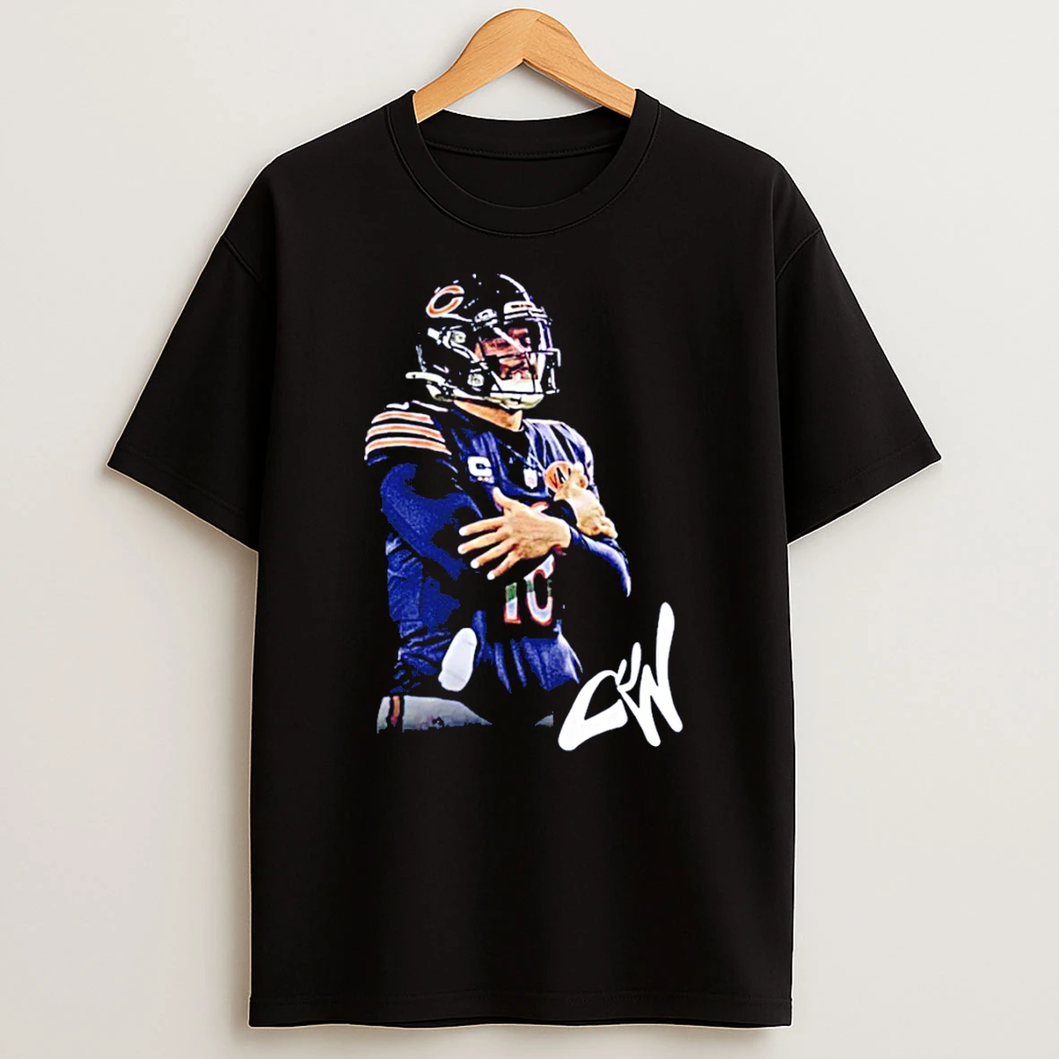 Caleb Williams Classic 90s Graphic Signature T Shirt