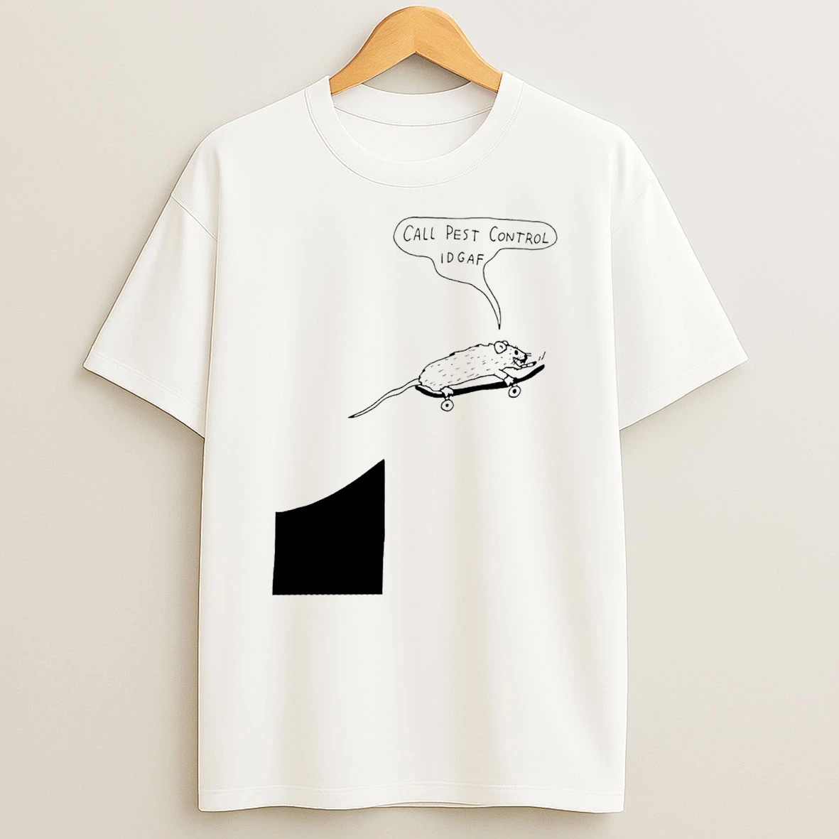 Call Pest Control Ivory Paint T Shirt