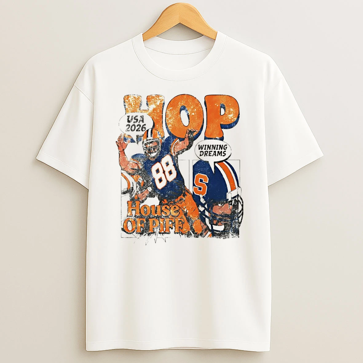 Cam Syracuse Football Hop Usa 2026 Winning Dreams House Of Piff Vintage T Shirt
