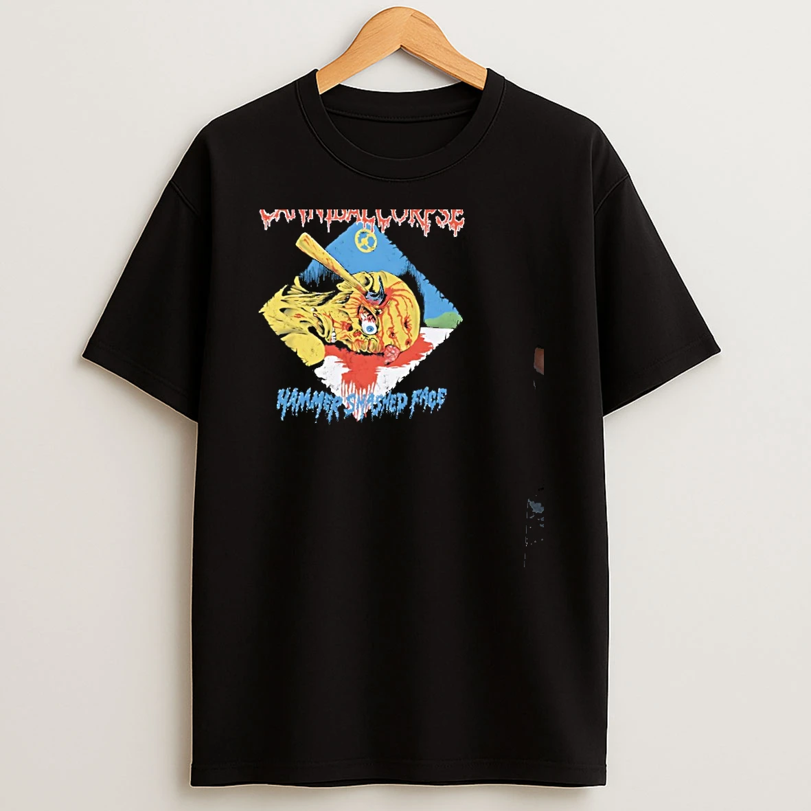Cannibal Corpse Hammer Smashed Face Vintage T Shirt