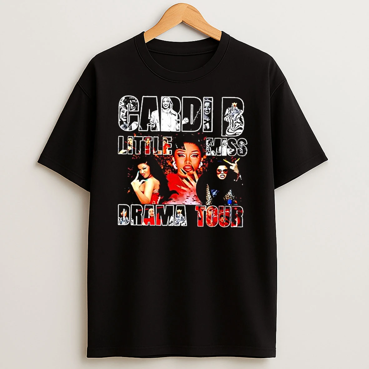 Cardi B Little Miss Drama Tour Music T Shirt
