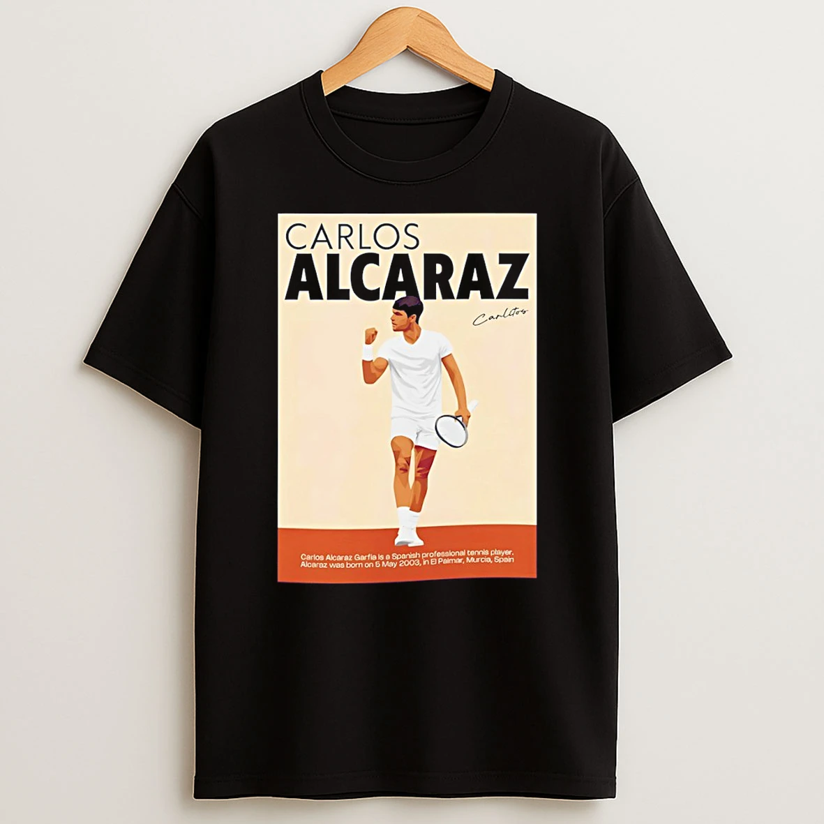 Carlos Alcaraz Tennis Celebration 2026 Champions Vintage T Shirt