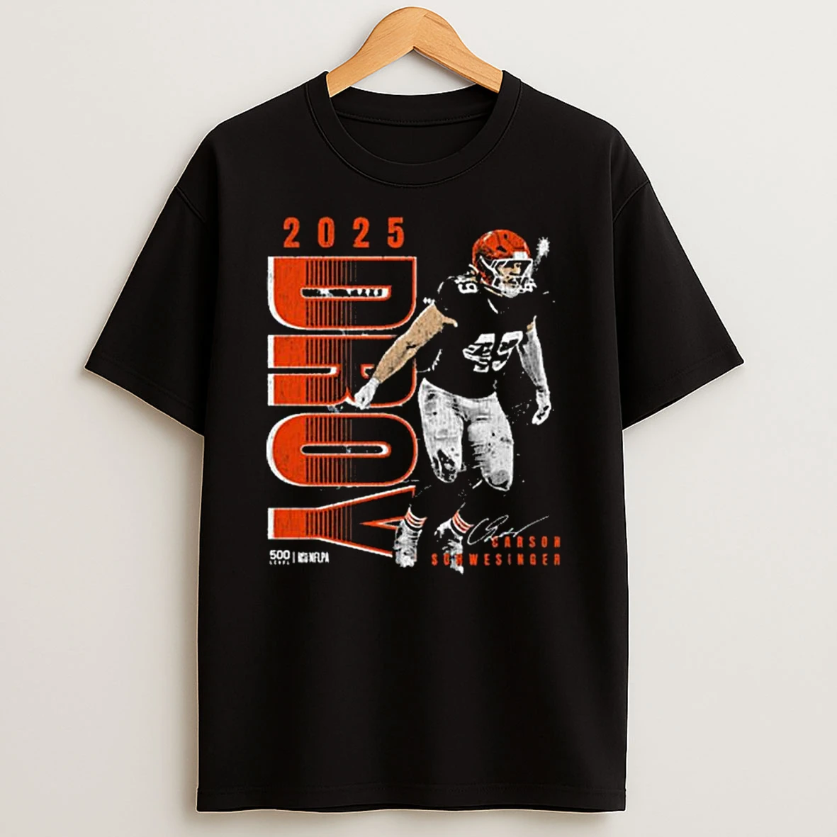 Carson Schwesinger Cleveland 2025 Droy T Shirt