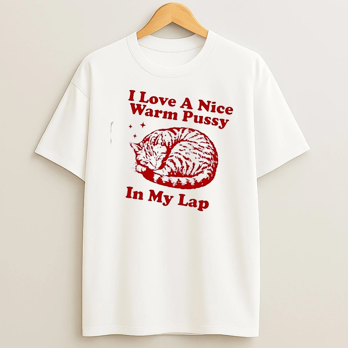 Cat I Love A Nice Warm Pussy In My Lap T Shirt