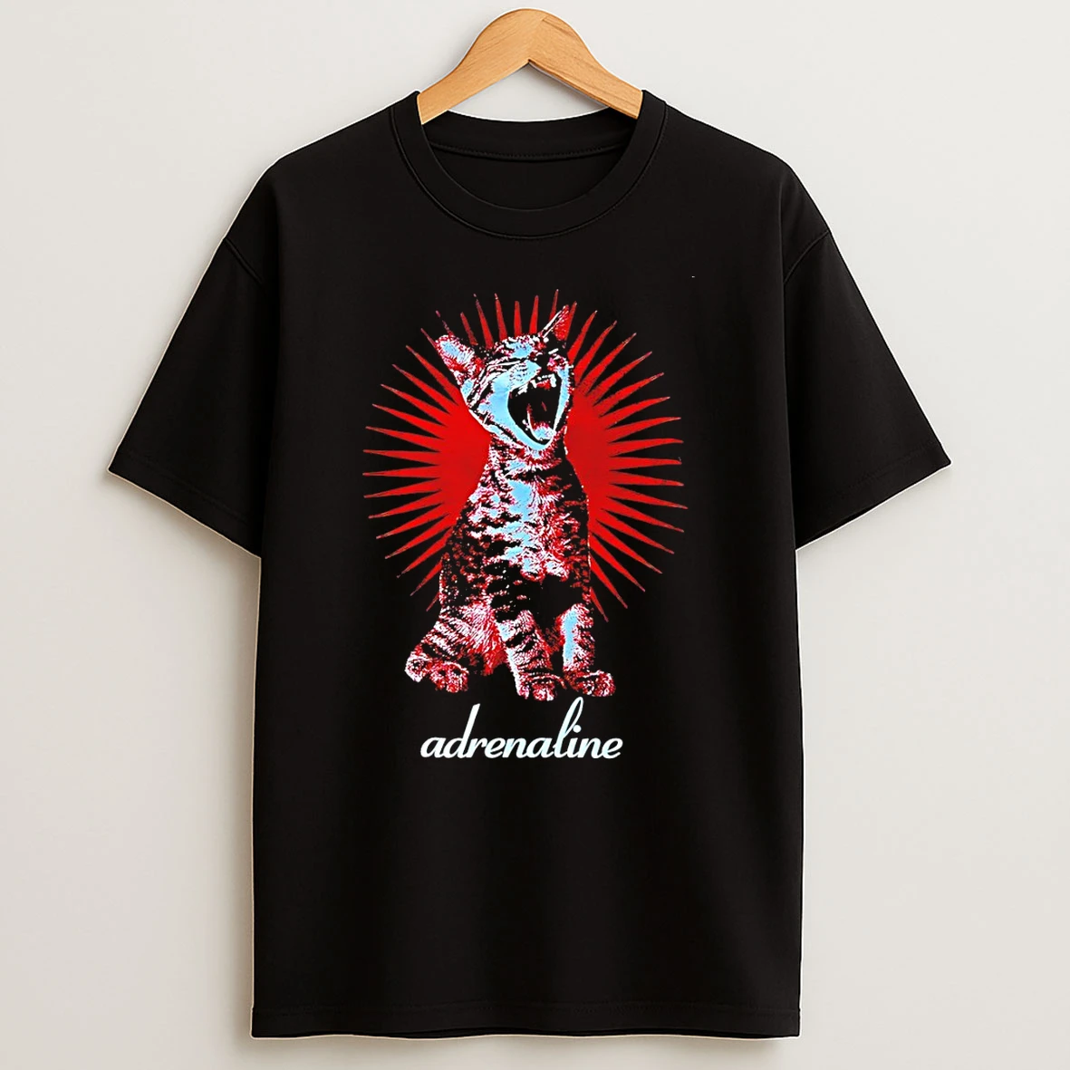 Cat Meme Adrenaline Vintage T Shirt