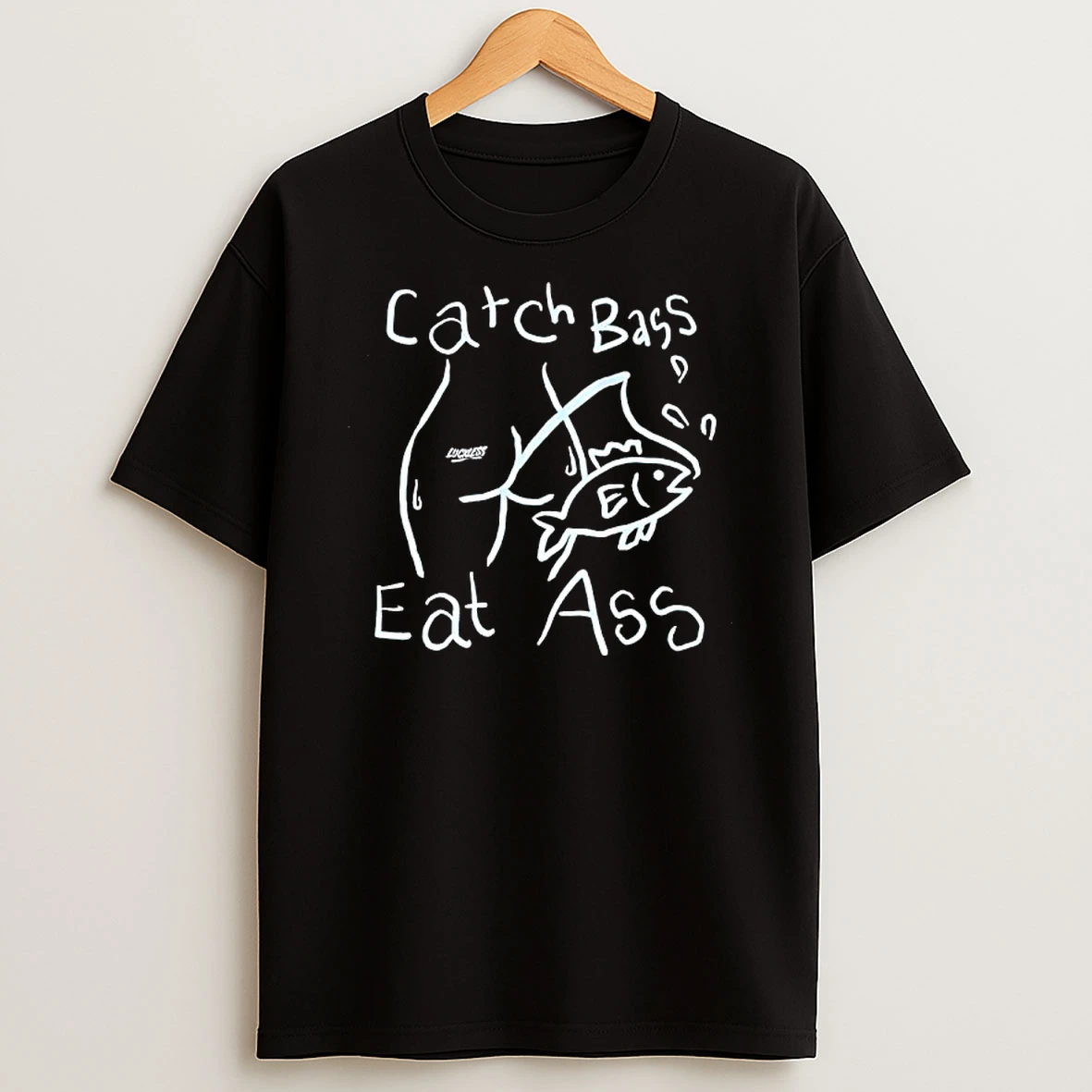 Catch Bass Eat Ass Graphic T Shirt
