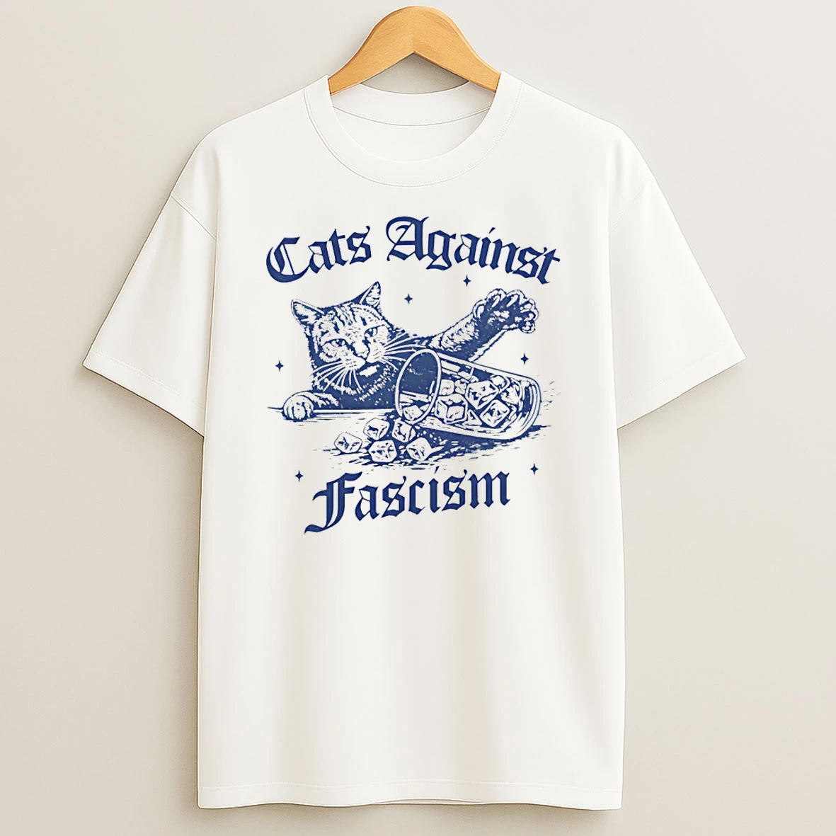 Cats Against Fascism Minnesota No Ice Cat Chinga La Migra T Shirt