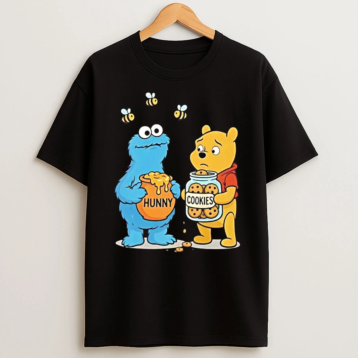 Character Swap Cookie And Honey Jar Mashup T Shirt