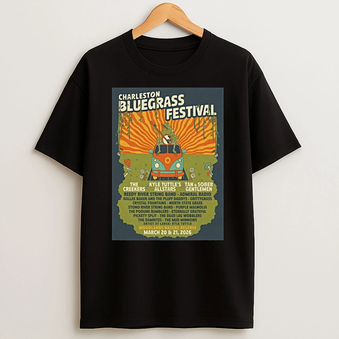 Charleston Bluegrass Festival Mar 20 21 2026 T Shirt