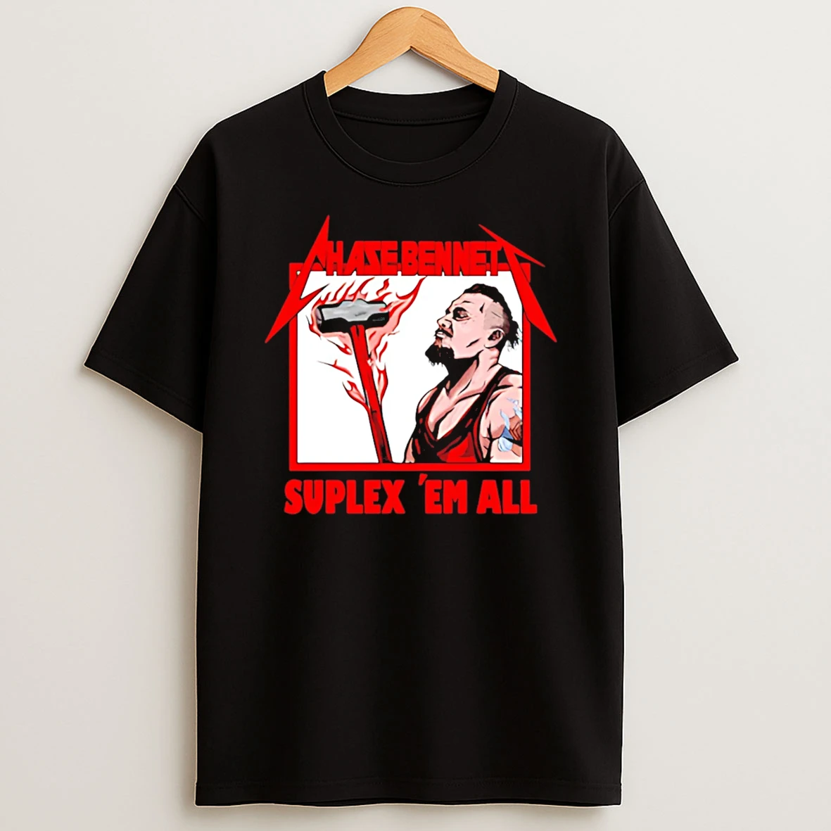 Chase Bennett The Burning Hammer T Shirt