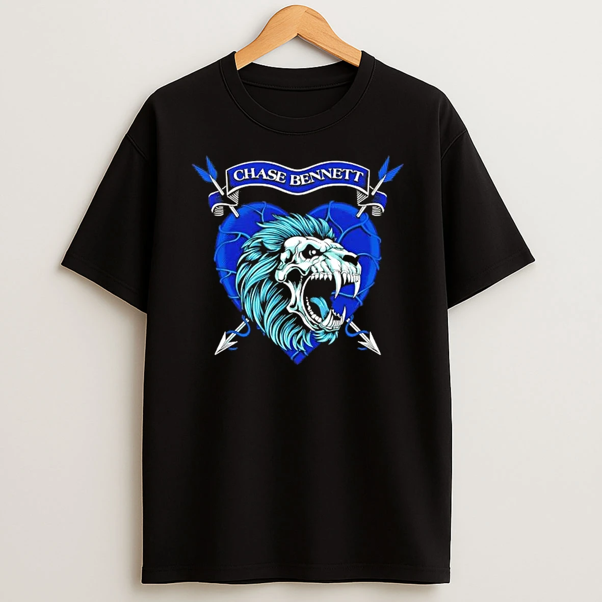 Chase Bennett Tribal Warfare Heart T Shirt