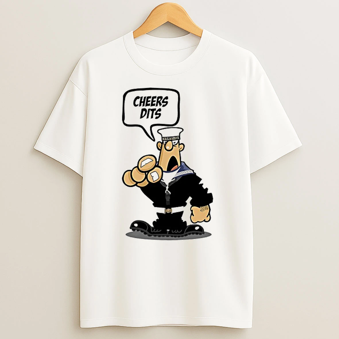 Cheers Dits Military Slang T Shirt