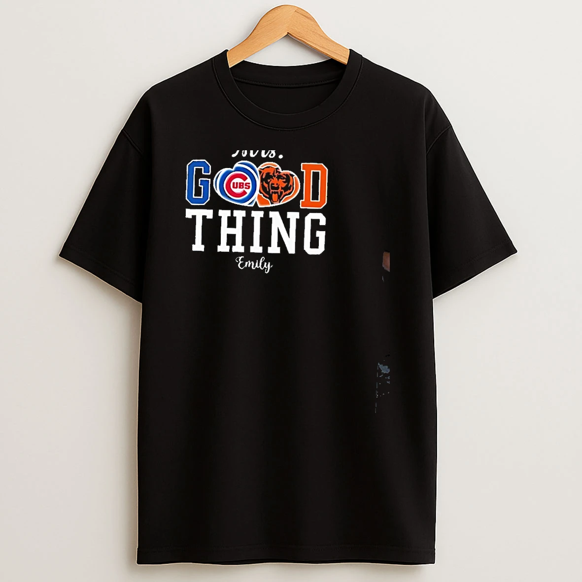 Chicago Bears And Chicago Cubs Mrs Good Thing Emily T Shirt