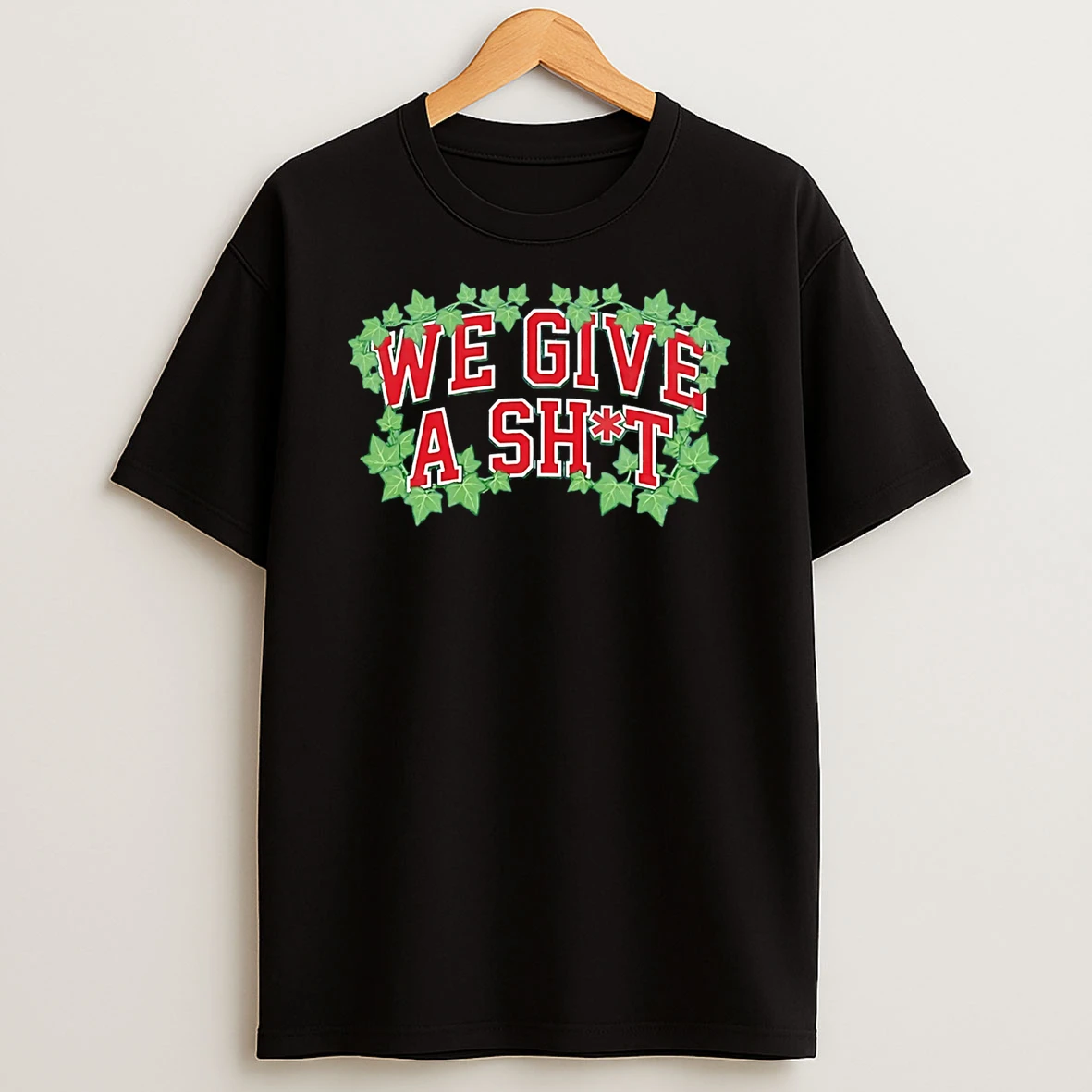 Chicago Cubs We Give A Shit Laurel Wreath T Shirt