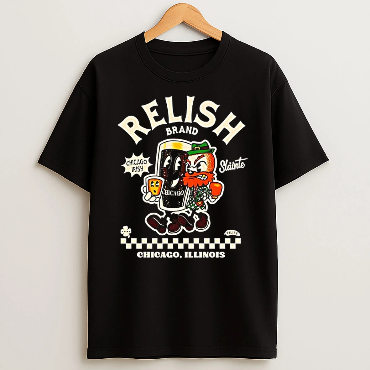 Chicago Irish Illnois Relish Brand T Shirt