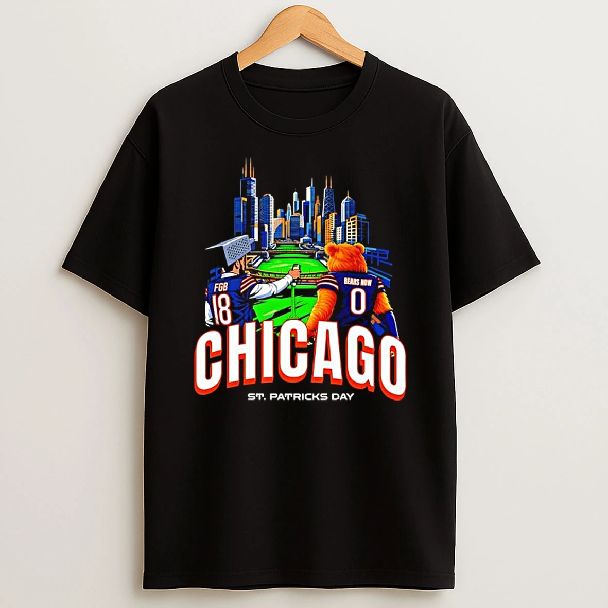 Chicago St Patricks Day Bears Now Fgb T Shirt