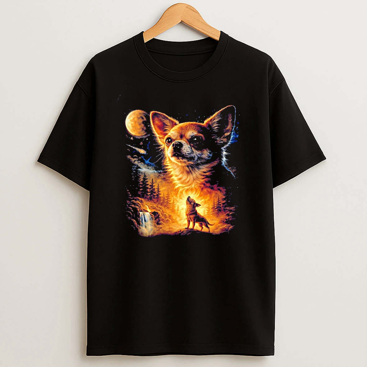 Chihuahua Full Moon T Shirt