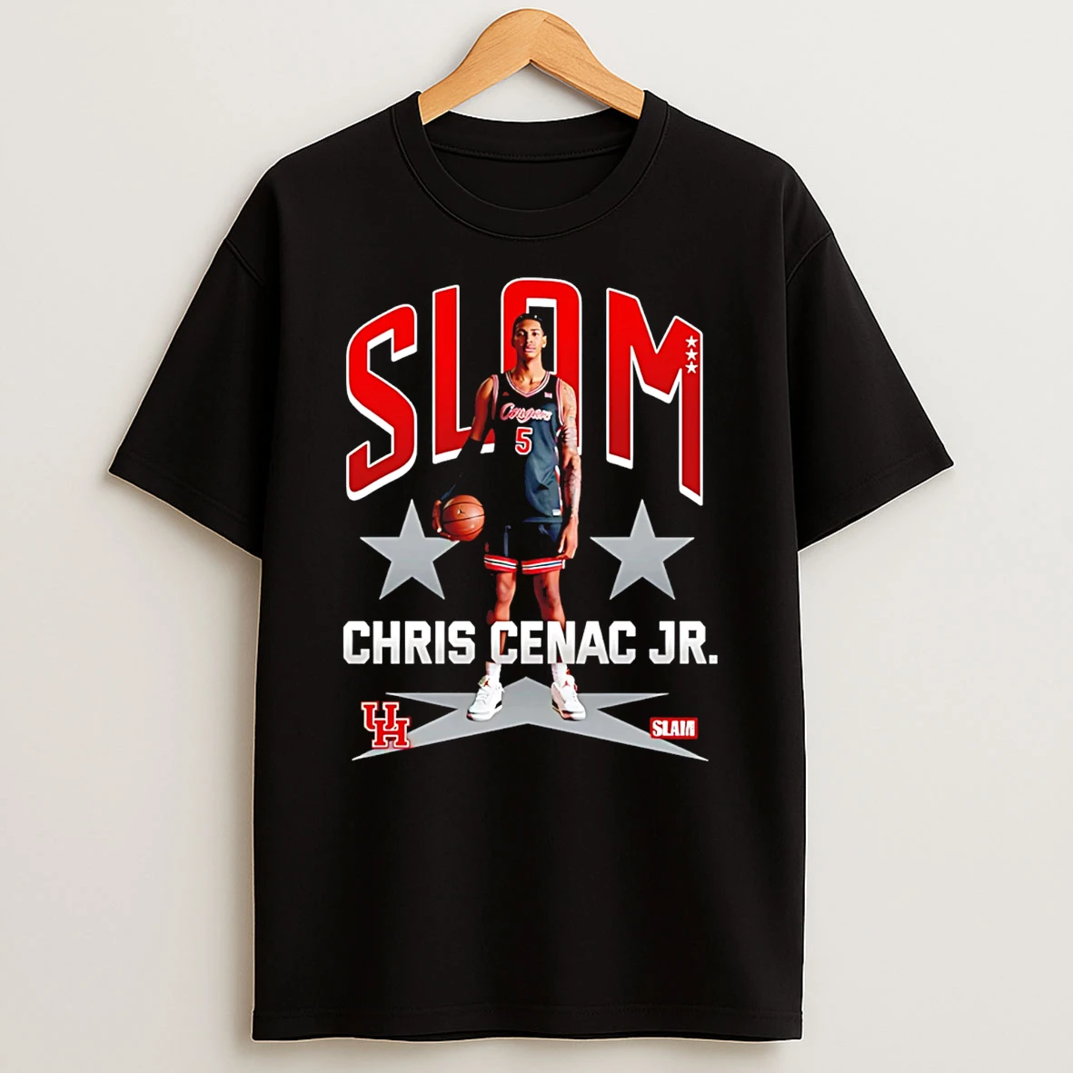 Chris Cenac Jr Houston Cougars Slam Graphic T Shirt
