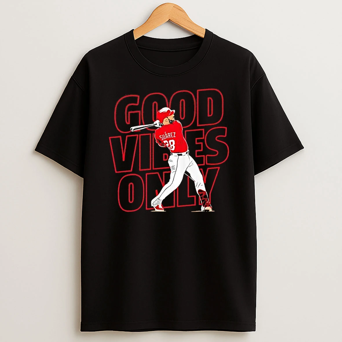 Cincinnati Reds Eugenio Suarez Good Vibes Only T Shirt