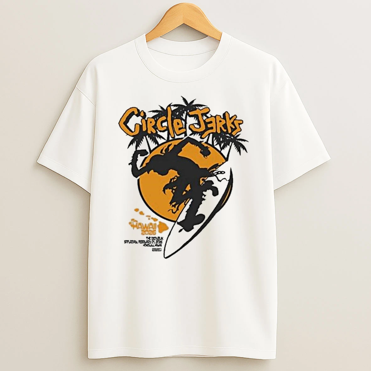 Circle Jerks Feb 21 2026 Honolulu Hi T Shirt