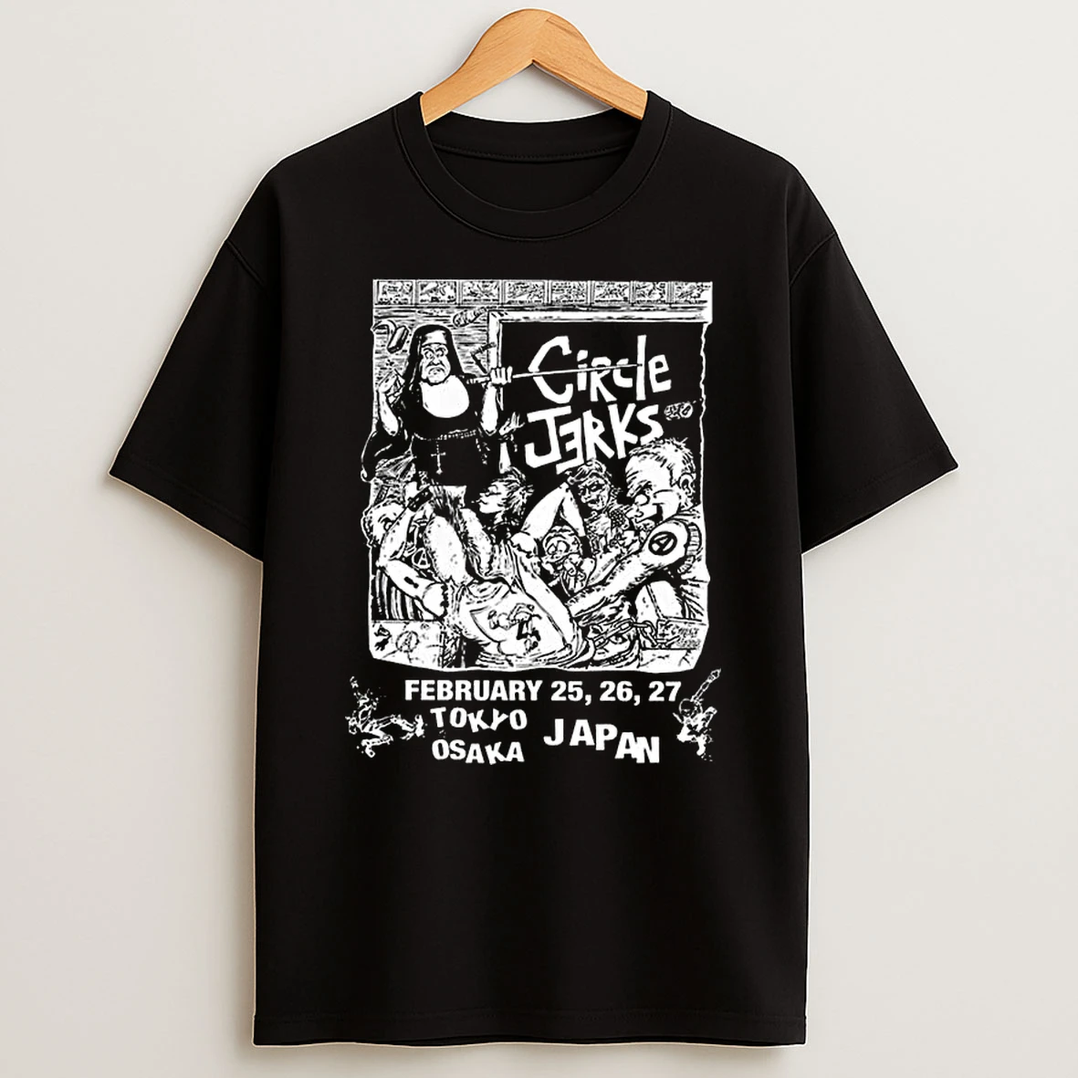 Circle Jerks Japan Tour 2026 Merch Classroom T Shirt
