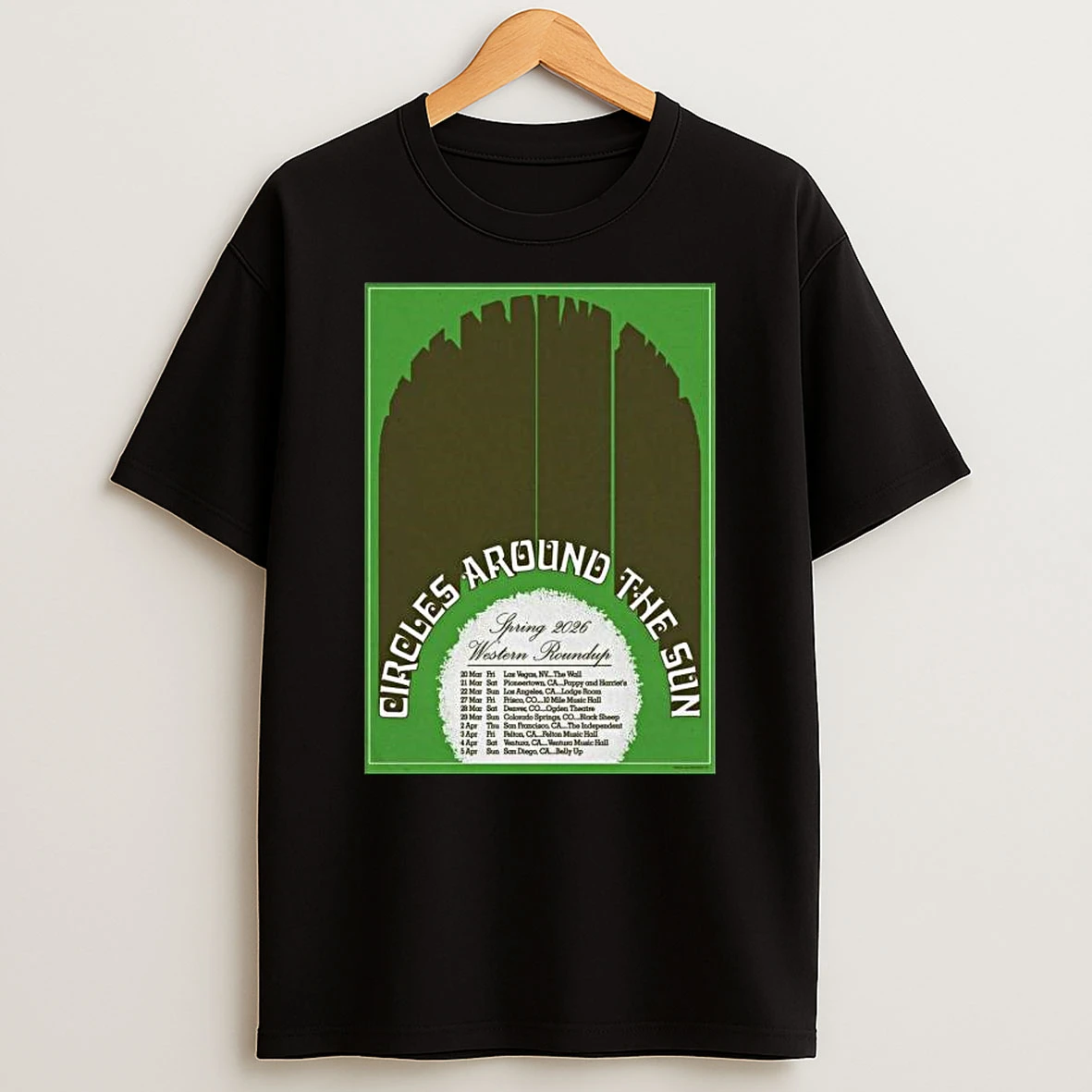 Circles Around The Sun Spring Tour T Shirt