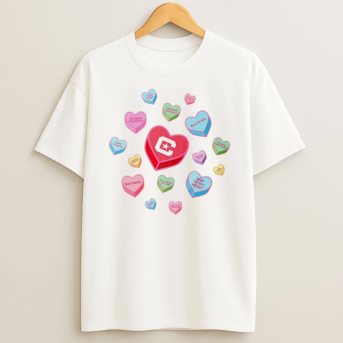 Citadel Bulldogs Sweet Talk Valentine Day T Shirt