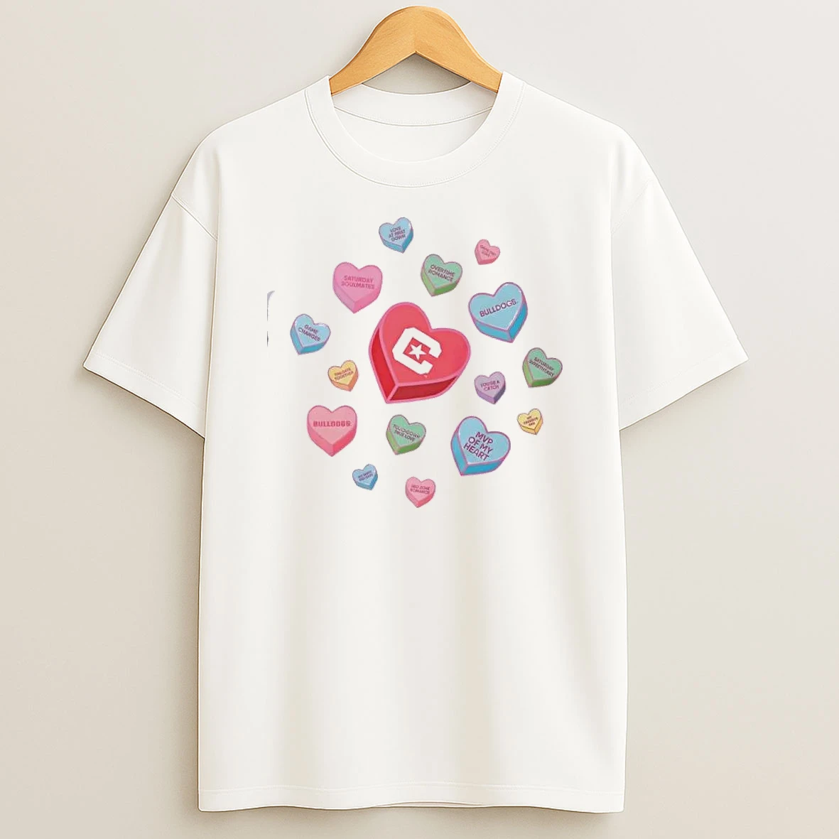 Citadel Bulldogs Sweet Talk Valentines Day T Shirt