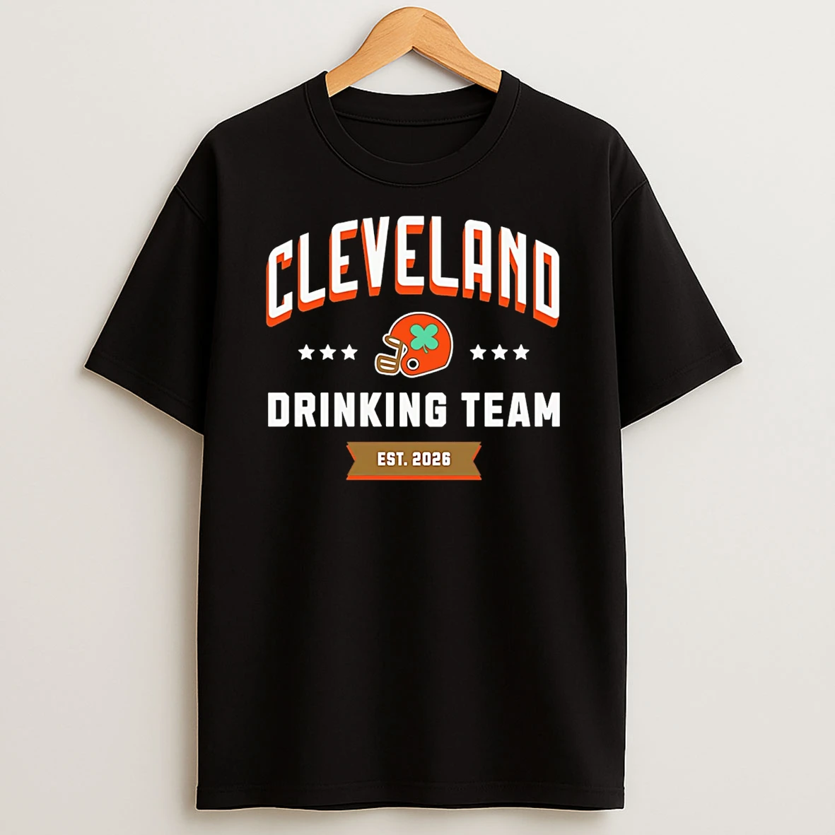 Cleveland Browns Drinking Team St Patricks Day Est 2026 T Shirt