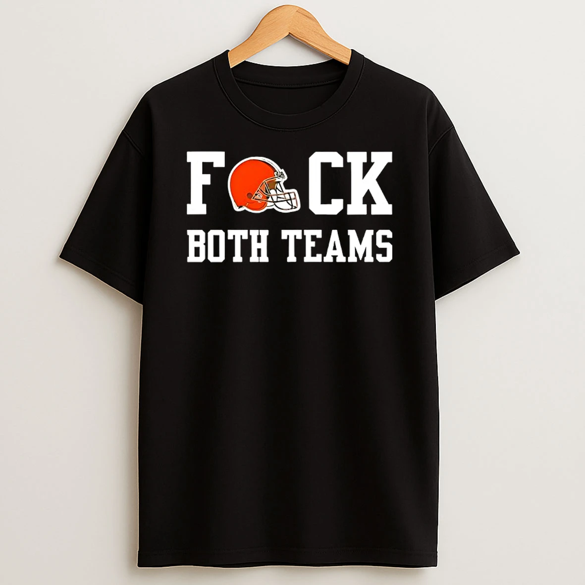 Cleveland Browns Football Fuck Both Teams Logo T Shirt