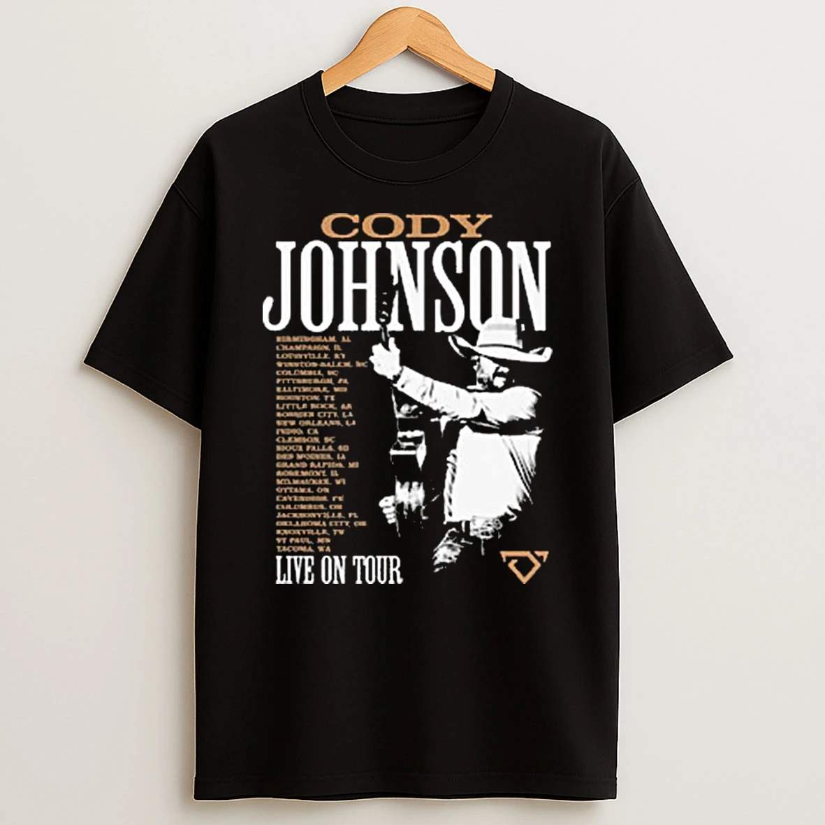 Cody Johnson 2026 Tour Photo T Shirt