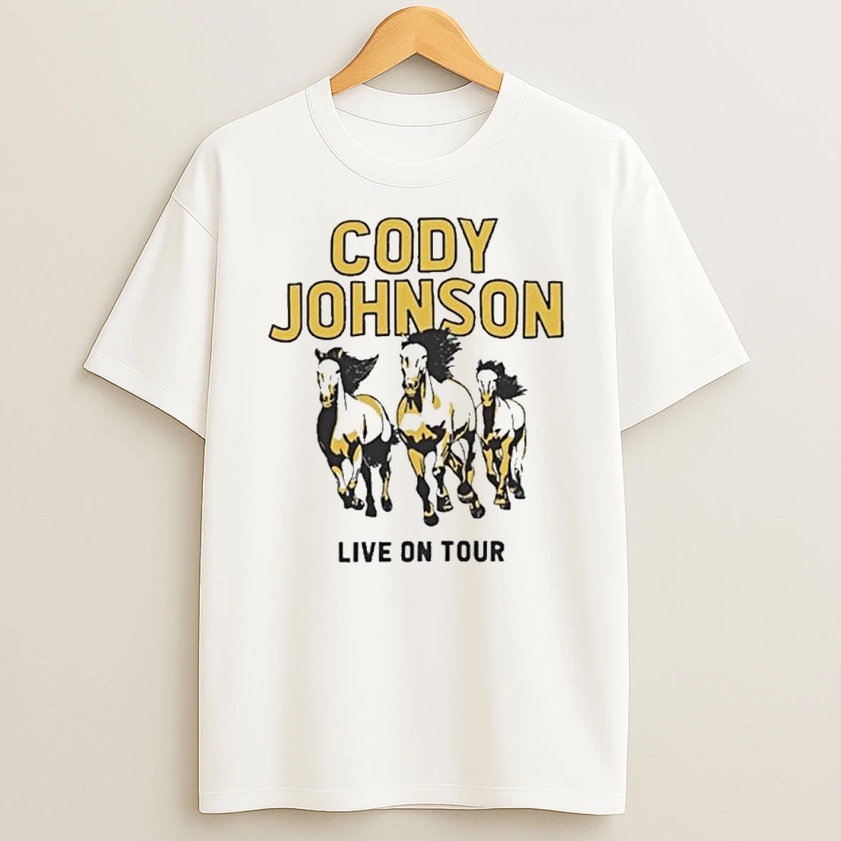 Cody Johnson Horses 2026 Tour T Shirt