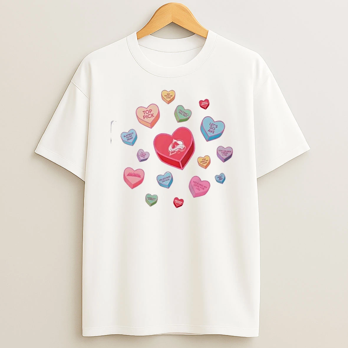 Colorado Avalanche Sweet Talk Valentines Day T Shirt
